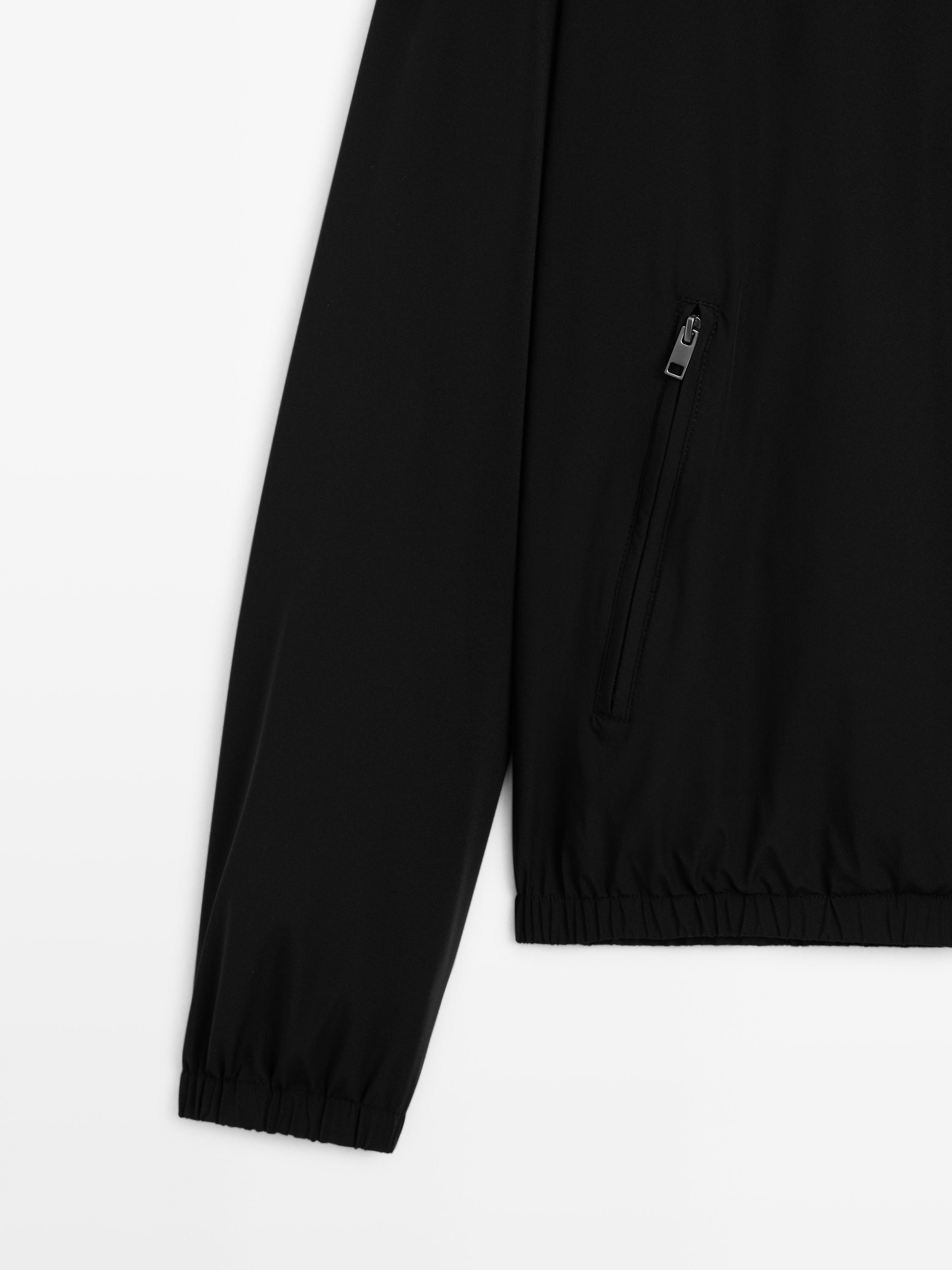 Reversible high neck jacket